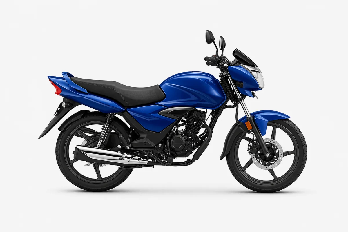 AI-generated studio visual of the Honda Shine125 motorcycle