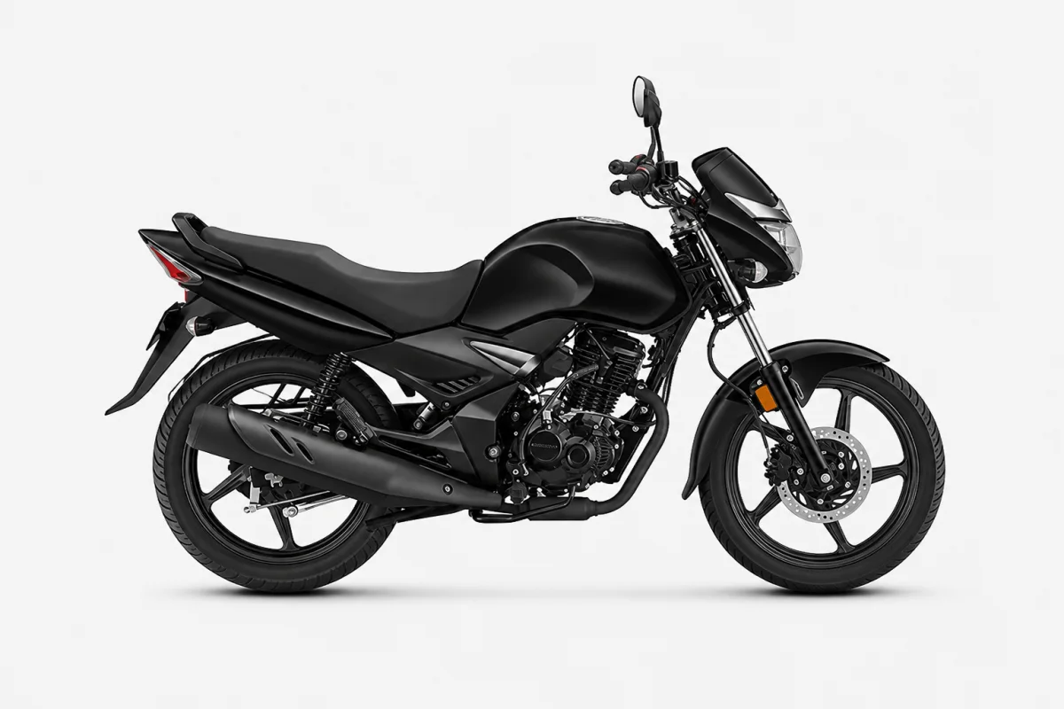AI-generated studio visual of the Honda Unicorn motorcycle