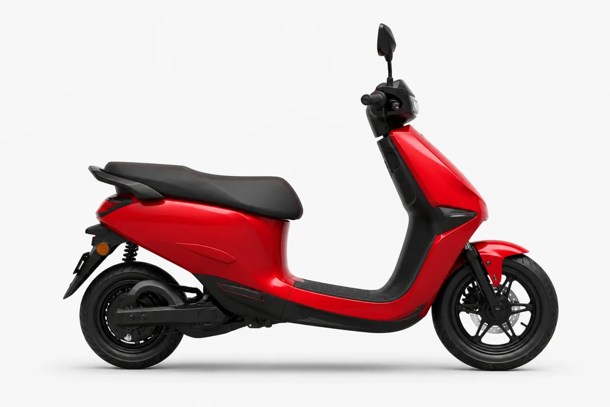 AI-generated studio visual of the Ola Electric S1 Pro Sport scooter