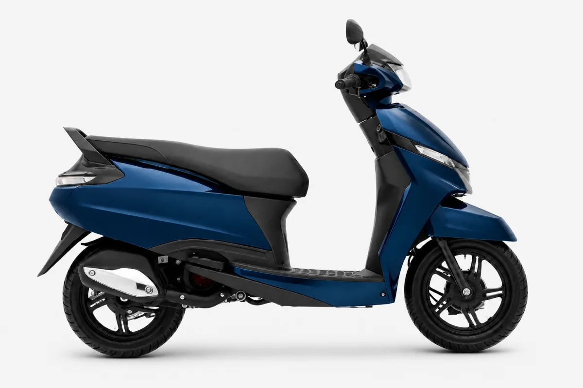 AI-generated studio visual of the TVS Jupiter scooter